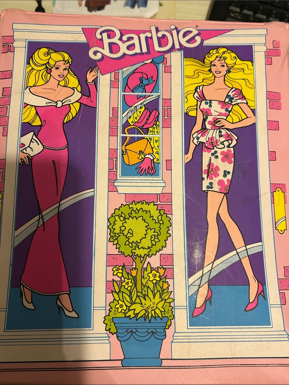 1988 Barbie Carry Case with Clothes